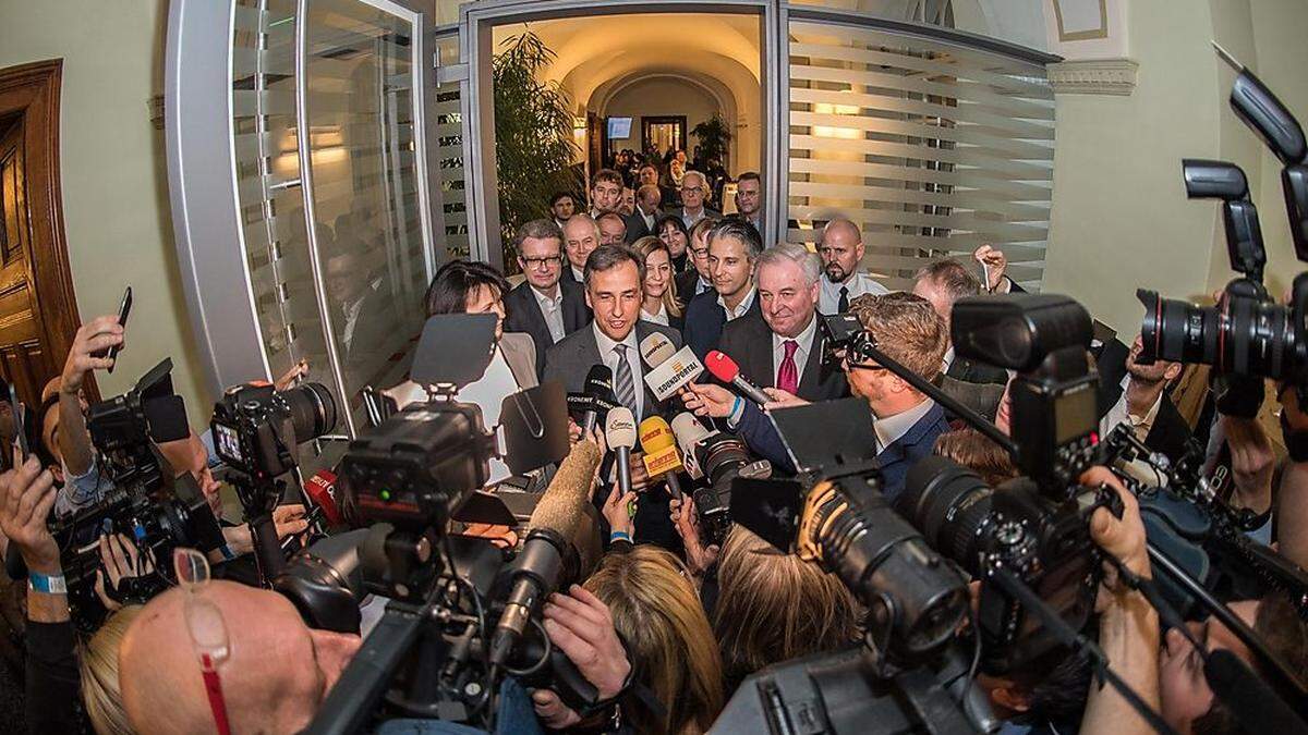 Nach Gemeinderatswahl: Nagl tritt vor die Presse