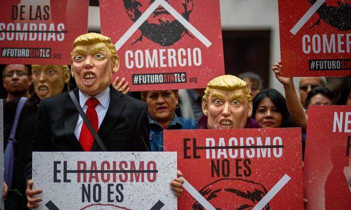 Protest gegen NAFTA in Mexiko