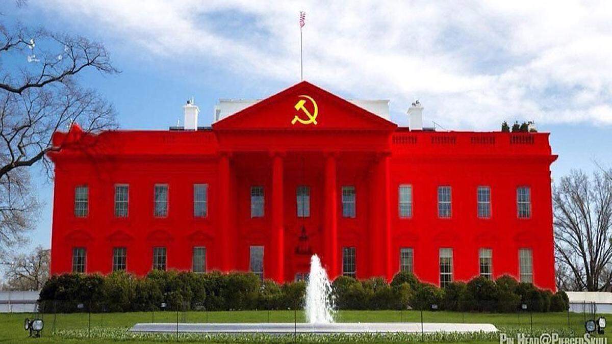 Aus dem Weißen Haus wurde das Rote Haus (Screenshot/ Pin Head@Pierced Skull)