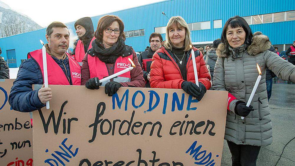 Im Kampf der Mitarbeiter um Sozialplan keimt in Kötschach-Mauthen neue Hoffnung