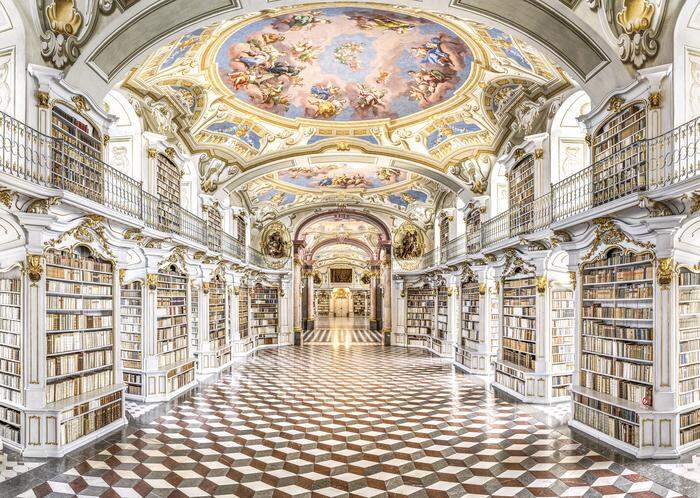 Die Bibliothek des Stifts Admont ist die weltweit größte ihrer Art