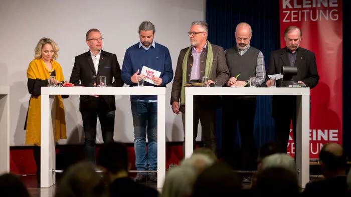 Blanik, Mayerl, Sint, Schett, Haidenberger und Blasisker schenkten sich nichts