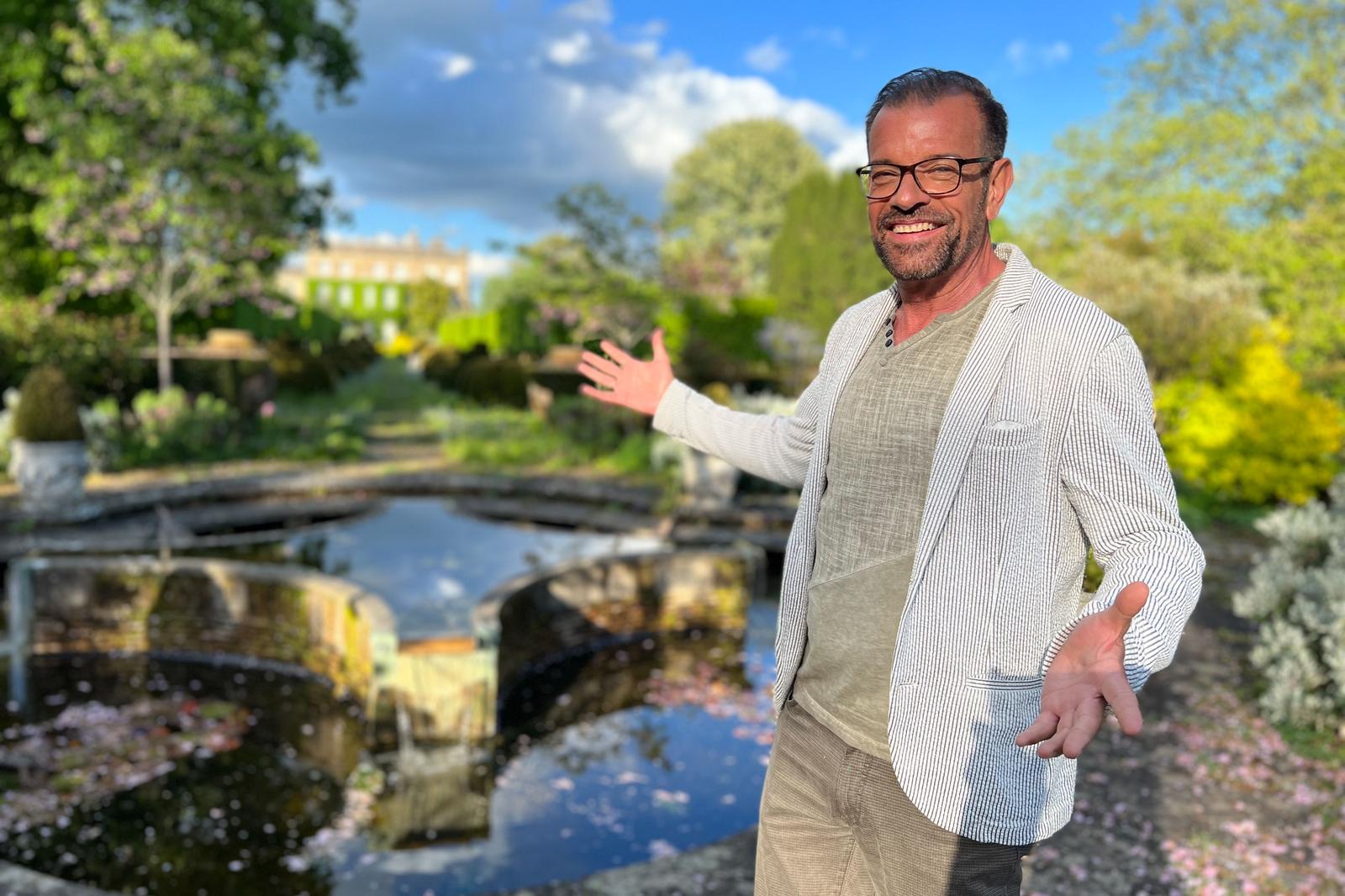 Karl Ploberger durfte einen Tag lang in Highgrove mit seinem Team drehen