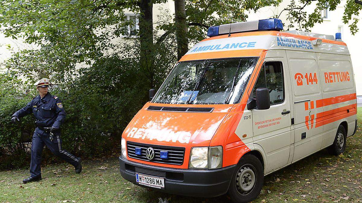 Rettungseinsatz in Wien (Sujetbild)