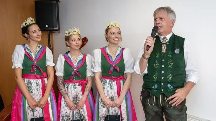 Ein letztes Mal wird Rudi Grill noch mit den Narzissenhoheiten das Fest vertreten