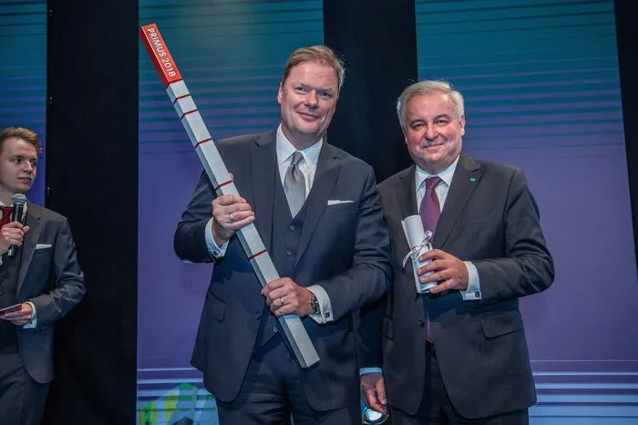 Jann Siefken mit Landeshauptmann Hermann Schützenhöfer.