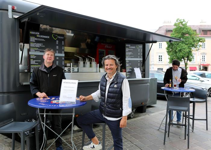 Wuerstel Prinz Food Truck; Peter Goessmann und Claus Spitzbart