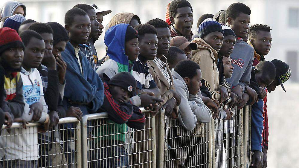 Flüchtlinge in Lampedusa
