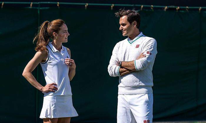 Prinzessin Kate und Roger Federer 