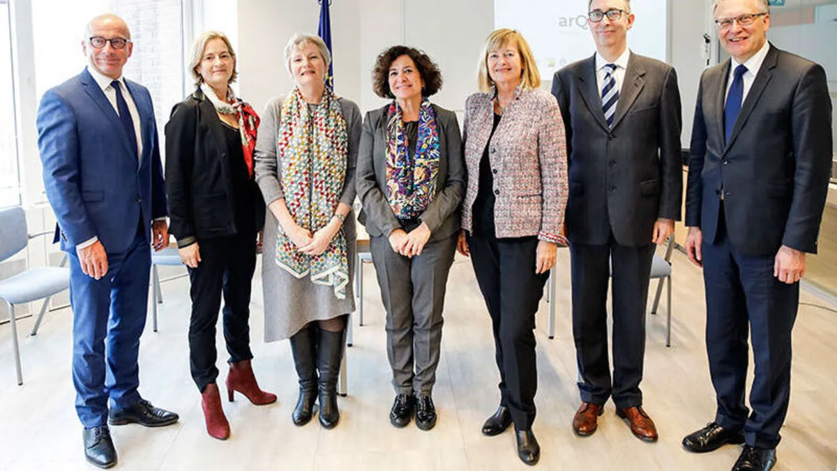 Svend Poller, Michèle Cottier, Dorothy Kelly, María Pilar Aranda Ramírez, Christa Neuper, Alessandro Paccagnella und Arturas Žukauskas