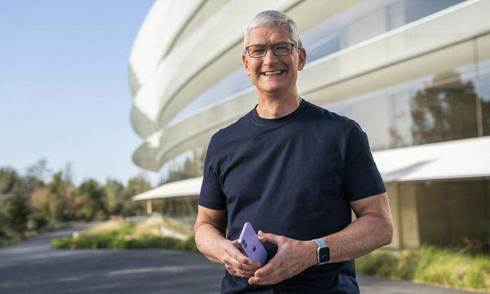 Seit zehn Jahren an der Spitze: Apple-Boss Tim Cook