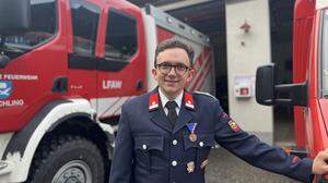Matthias Eberhard ist seit über zehn Jahren bei der Freiwilligen Feuerwehr Töschling