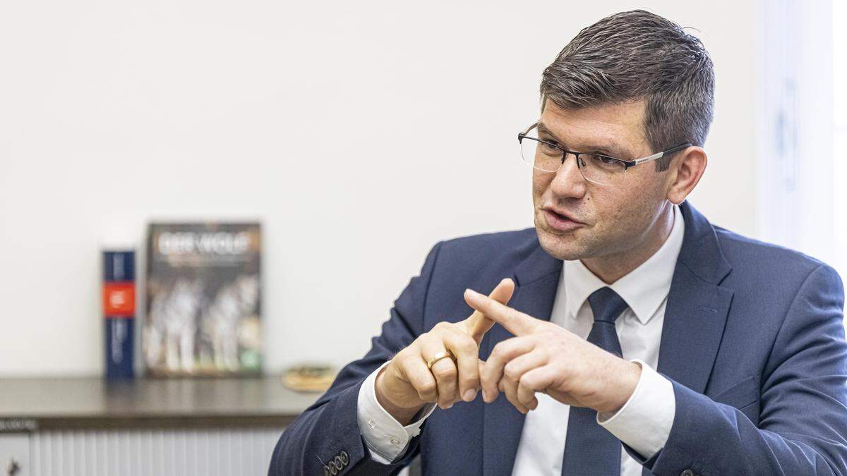 Martin Gruber steht seit April 2018 an der Spitze der Kärntner ÖVP