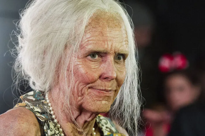 2013: Heidi erscheint als ihre eigene Uroma auf der von ihr veranstalteten Halloweenparty in New York