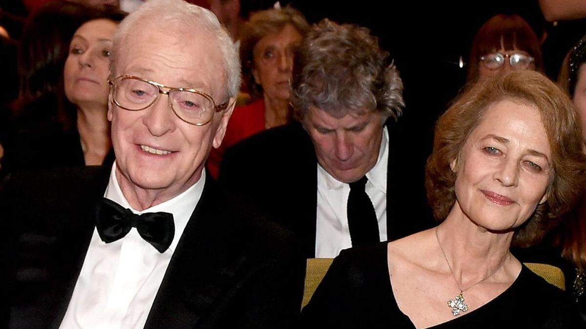 Michael Caine und Charlotte Rampling in Berlin