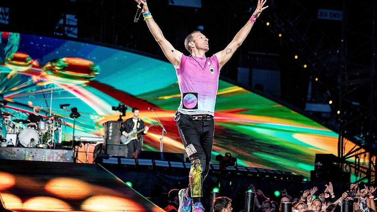 Chris Martin macht mit Coldplay 2024 auch in Wien Station