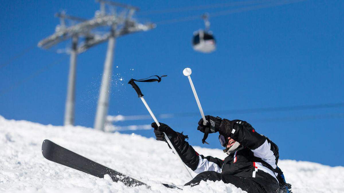 Ein Ungar verletzte sich beim Skifahren (SUJETBILD)