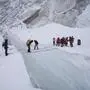 Training im Khumbu Icefall  am Mount Everest