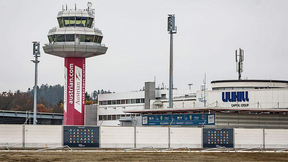 Aus geplantem Start des Sommerflugplans des Klagenfurter Flughafens aus dem Corona-Lockdown im Mai wird nichts