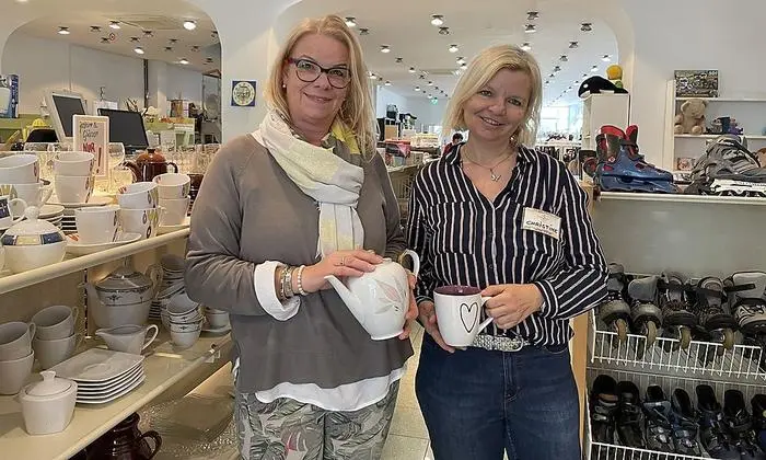 Die Standortleiterinnen Christine Waidbacher und Christine Schell
