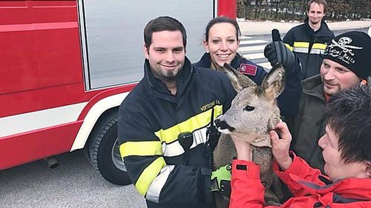 Einsatzkräfte haben ein Herz für Tiere