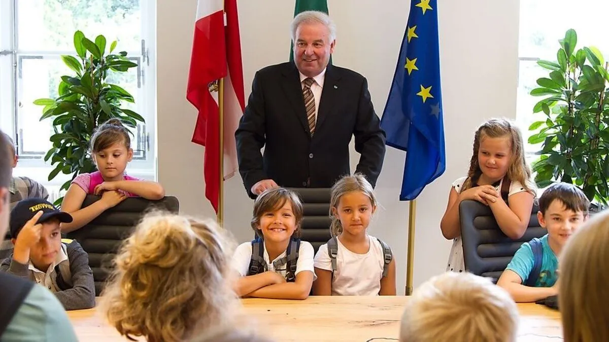 Die Kinder hatten in der Burg sichtlich Spaß