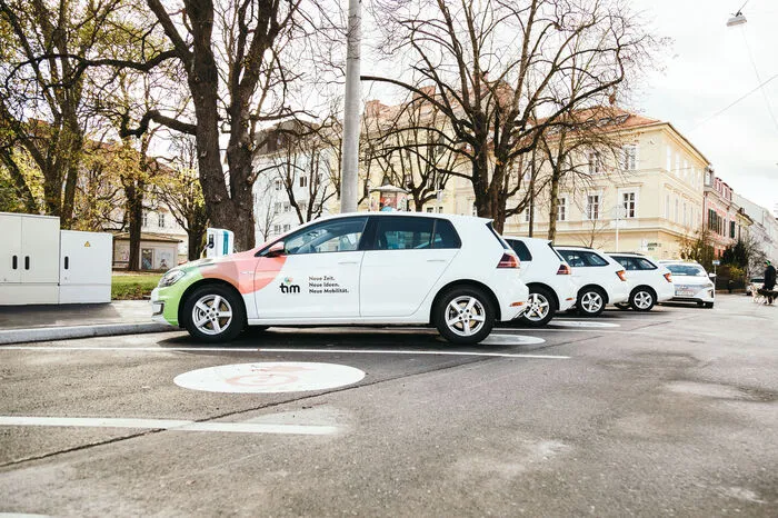 Die "tim"-Fahrzeugflotte umfasst mittlerweile 32 Autos...