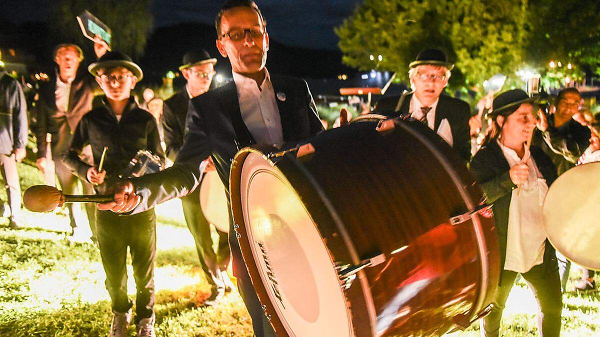 CS-Intendant Holger Bleck (hier bei der Wassermusik im Vorjahr) trommelt unverdrossen für sein Festivalprogramm