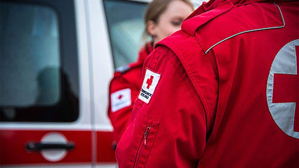 Das Rote Kreuz übernahm die Erstversorgung
