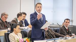 FPÖ-Chef Erwin Angerer | Zuletzt sorgte Angerer Anfang Oktober im Landtag für Aufregung
