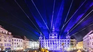 Silvesterspektakel, Silvester, Innenstadt Graz am 01.01.2023