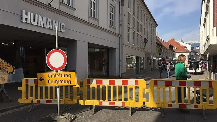 Die Bamberger Straße ist derzeit gesperrt