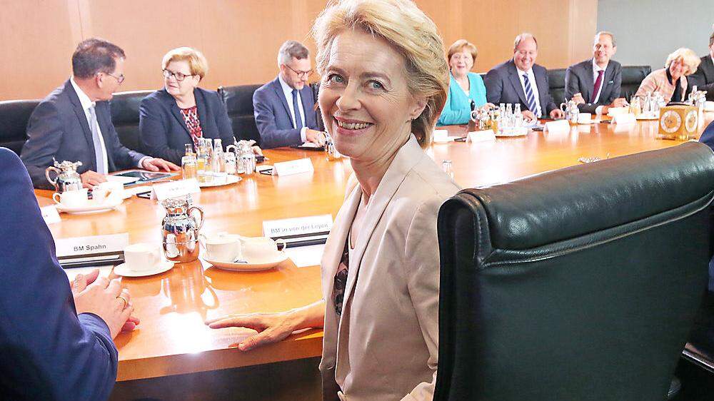 Die künftige EU-Kommissionspräsidentin Ursula von der Leyen