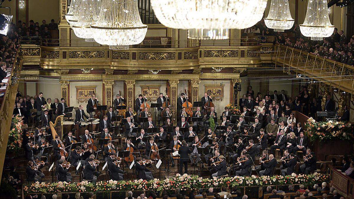 Die Wiener Philharmoniker beim Neunjahrskonzert 2016