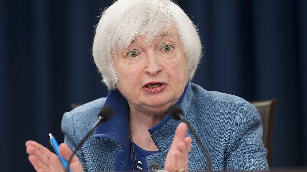 US-Notenbank-Chefin Janet Yellen hält es für vernünftig, die Zinsen schrittweise zu erhöhen 
