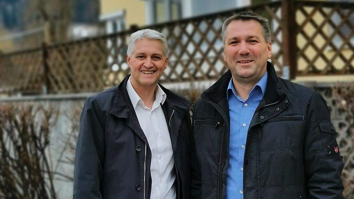 SPÖ-Ausschuss-Obmann Adolf Lackner und SPÖ-Stadtrat Andreas Unterrieder