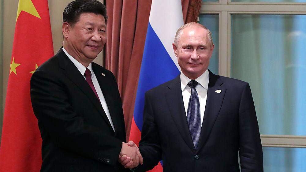 Die Präsidenten Xi und Putin