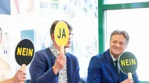 Neos-Pointner und FPÖ-Apfelknab (r.): Unterschiedlicher Meinung, aber beide von ihren Landesparteien unterstützt