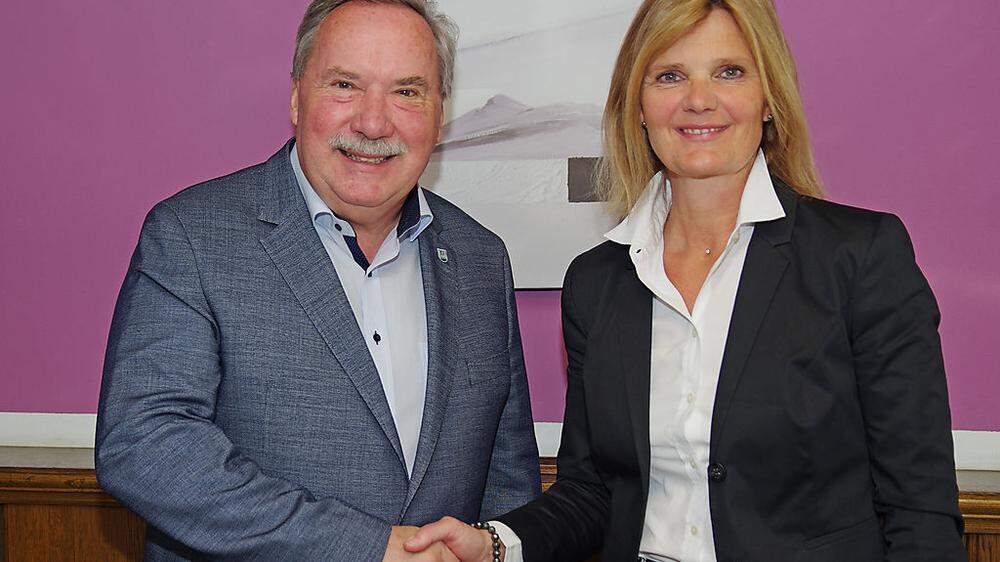 Partner für fünf Jahre: Hans Straßegger (SPÖ) und Susanne Kaltenegger (ÖVP)