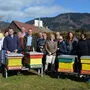 Rudolf Köchl (ganz links) bei der Ausbildung seiner Jungimkergruppe im letzten Jahr 