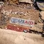 (FILES) A USAID logo is visible on a box amid the scattered remains of boxes and materials left behind by looters after widespread vandalism and looting following clashes at the World Food Programme (WFP) warehouse in Bukavu on February 21, 2025. Congolese President Felix Tshisekedi is on a quest for support as war in the east rages, but has so far returned empty-handed from trips abroad while anxiety mounts at home.
Tshisekedi recently visited Angola and attended a security conference in Munich without making a clear diplomatic breakthrough, after Rwanda-backed M23 fighters seized control of two major eastern cities in the Democratic Republic of Congo. (Photo by Luis TATO / AFP)