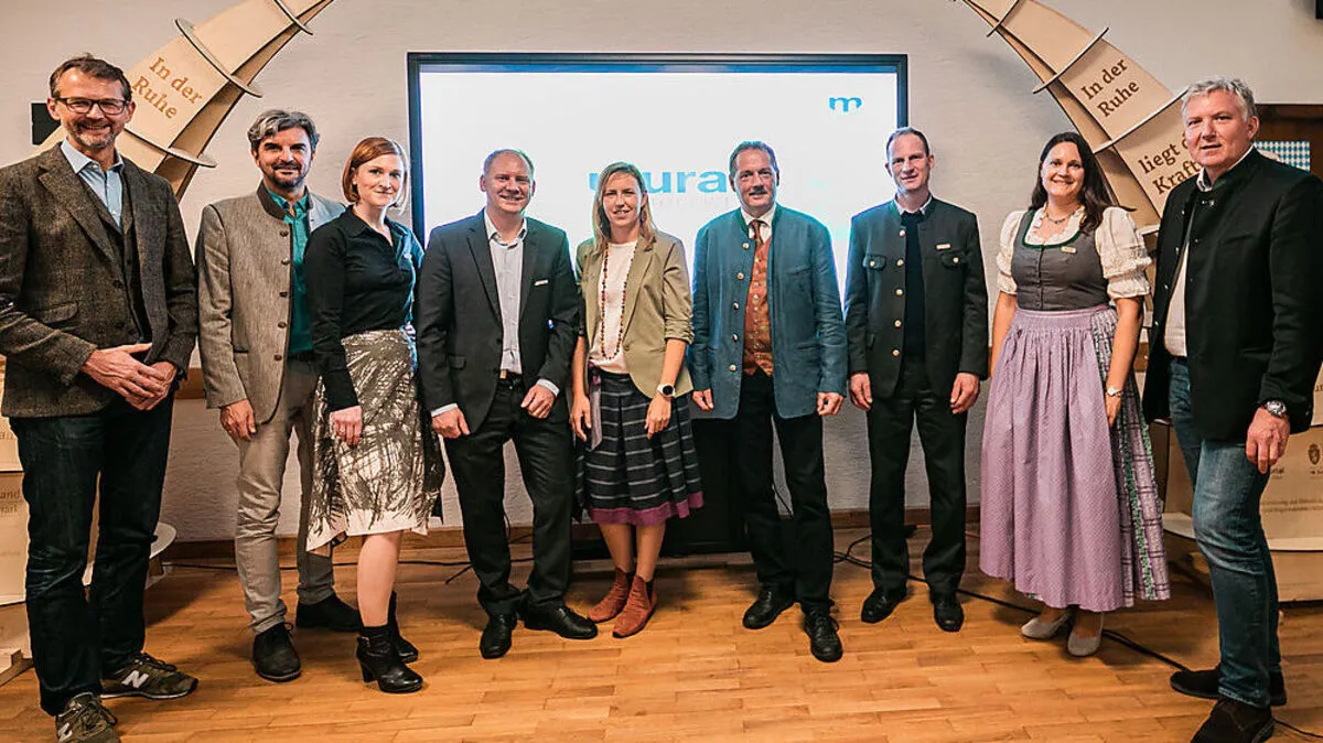 Harald Grießer, Günther Monschein, Natalie Hoffmann, Erich Fritz, Elisabeth Kogler, Harald Kraxner, Harald Bischof, Daniela Hösele und Thomas Kalcher (von links)