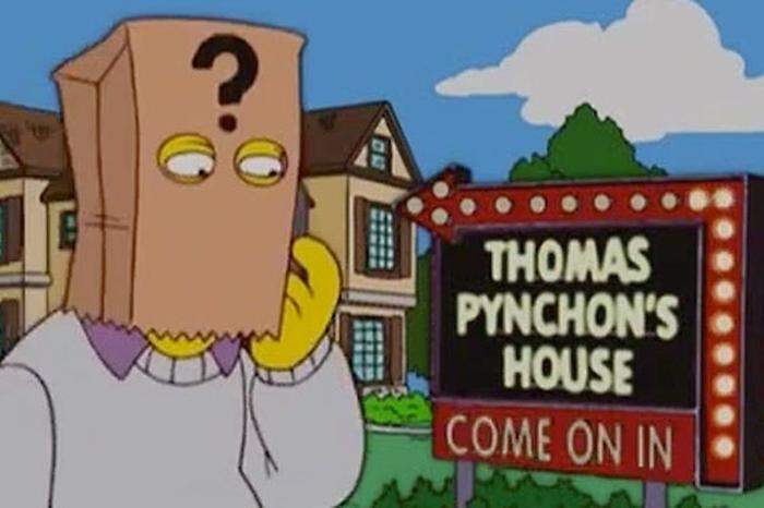 In den "Simpsons" hatte Thomas Pnychon mehrere selbstironische Auftritte. Nicht einmal sein gezeichnetes Gesicht konnte man dabei sehen.