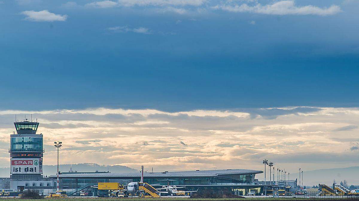 Der Flughafen  in Feldkirchen bei Graz