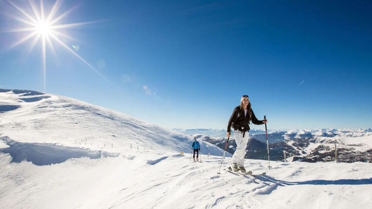 Ich bin raus: Nichts eignet sich besser als Gegenmittel für den Winterblues, als eine Skitour. 