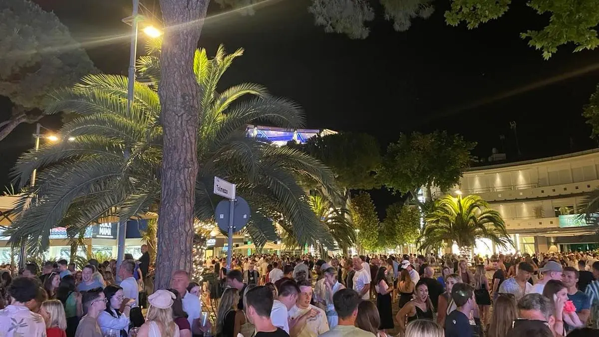 Noch einmal feierten tausende Menschen in Lignano