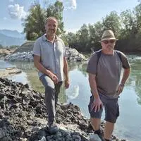 Referatsleiter Andreas Richter und Mitarbeiter Gerald Schachner