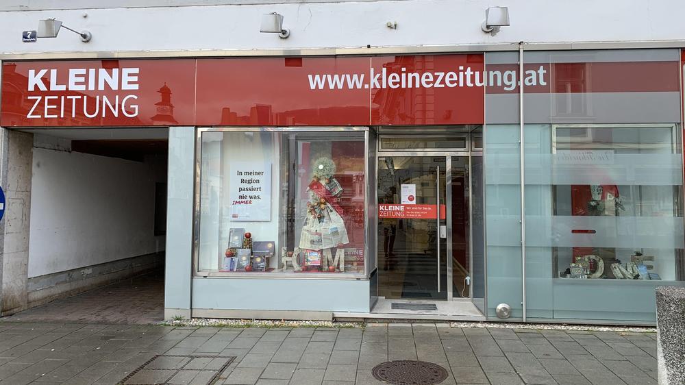 Das Regionalbüro der Kleinen Zeitung am Hauptplatz 7 in Leoben