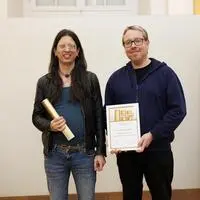 Frisch ausgezeichnet: Sebastian Waach (li.) und Marc Pietkiewicz (re.) vom Spektral Team 