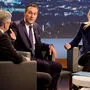 Peter Kaiser und Heinz-Christian Strache im Gespräch mit Claudia Reiterer